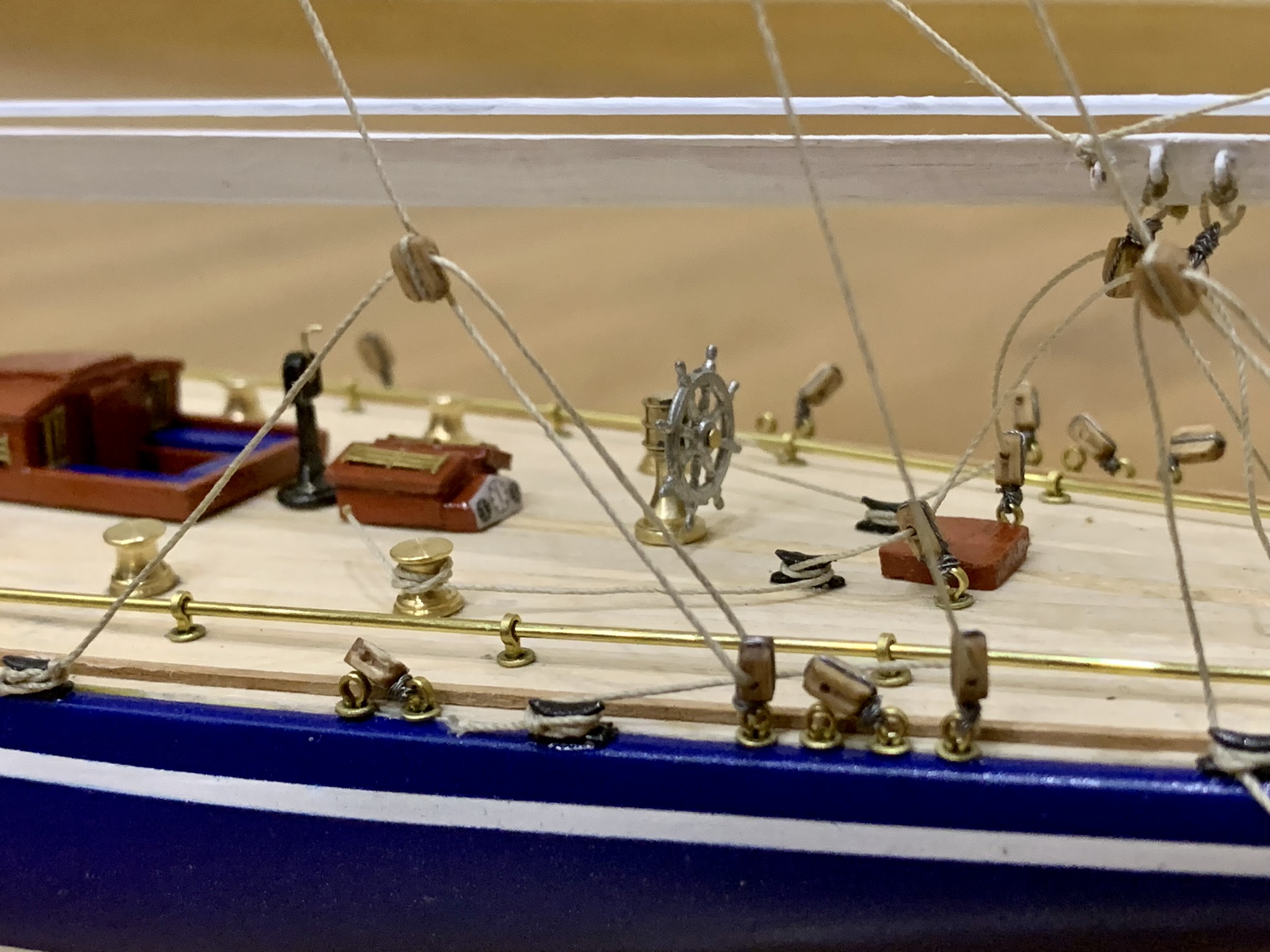 Spars and standing rigging