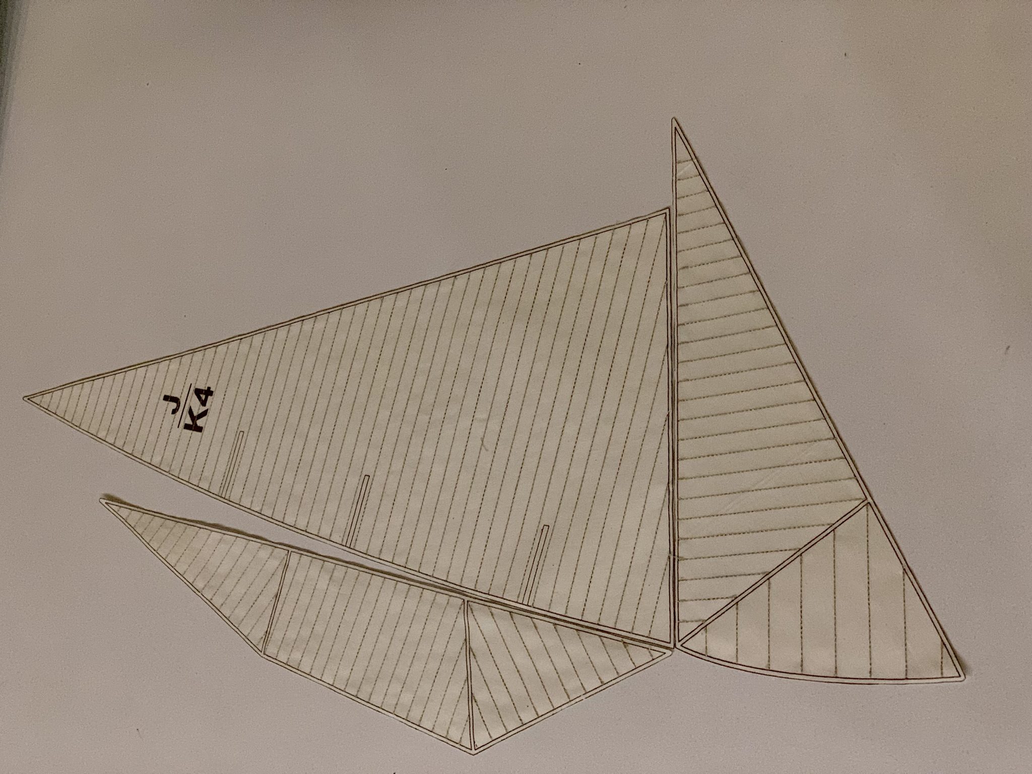 Sails and running rigging